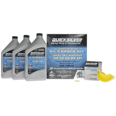 Quicksilver kit front packaging showing contents and part number for quick identification