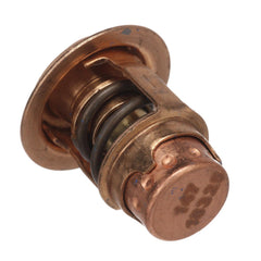 Quicksilver thermostat installed on Mercury outboard showing proper fitment