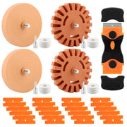 Quivorant front packaging showing four rubber wheels and adapter for quick identification and purchase benefit