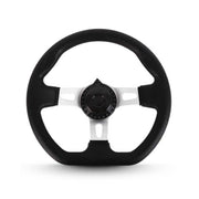 Quivorant front view steering wheel showing shape and fit for quick selection
