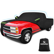 Q QUNSUNUS front view cover fitted on truck showing full protection benefit