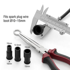 QWORK long reach detail highlighting sturdy steel for added leverage