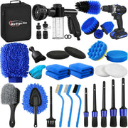 Qydipclin full kit layout showing all 35 pieces for complete cleaning