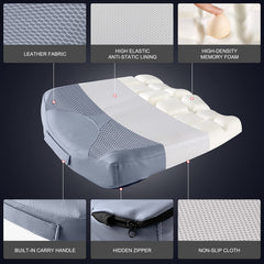 QYILAY non-slip base texture preventing cushion movement for safer driving