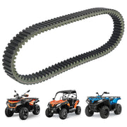 QYMOTO belt front packaging showing model and OEM fitment benefit