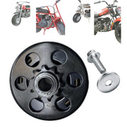 QYMOTO front view clutch showing housing and 10 teeth for reliable drive
