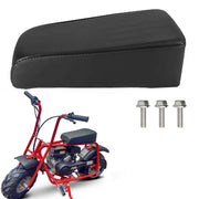 QYMOTO front view of seat showing shape and improved comfort
