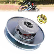 QYMOTO KT196 front view showing clutch profile and venting for reliable engagement