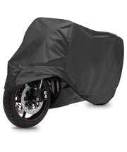 Qziulr Zlirfy front view full cover showing complete bike protection and weather resistance