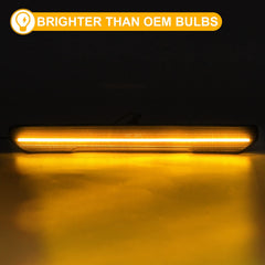 R&F Auto LED array detail displaying bright chips and improved visibility
