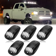 R&F Auto front view of five smoked LED cab lights showing sleek profile and improved style