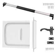 RVGUARD front packaging showing complete screen door kit and benefits