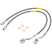 Racewill front brake lines packaging showing product and part number — durable stainless braid