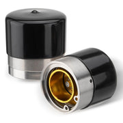 Racewill front view of two protectors showing fit and finish, easy hub upgrade