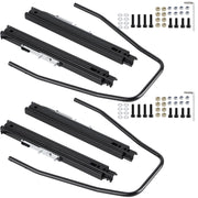 Racewill front view assembled slider set showing durable rails and adjustment benefit
