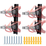 Racewill front view of both wall mounts showing compact organization benefit