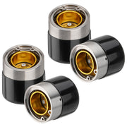 Racewill front view pack of four protectors showing durable chrome finish and fit benefit