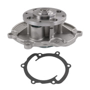 RADHLBNIU front view of water pump showing mounting flanges and ports for accurate fitment