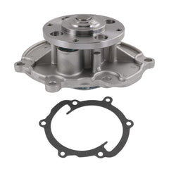 RADHLBNIU front view of water pump showing mounting flanges and ports for accurate fitment