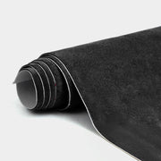 RadiantDecor front view of black suede wrap showing smooth matte finish and even nap for premium look