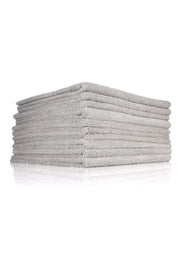 The Rag Company front flat view showing ice grey edgeless towel for neat storage
