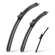RaidBee front packaging for Tiguan wiper blades showing model fit and benefits