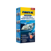 Rain‑X kit packaging showing included restoration tools and benefits