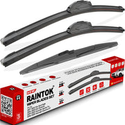 RAINTOK front packaging showing complete 26, 16, 11 inch set benefits visibility