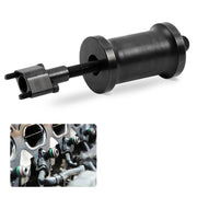 RALBIL front view of assembled injector puller showing full tool and reach benefit