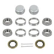 RALZAOTO front view of complete trailer bearing kit showing all components and fitment benefit