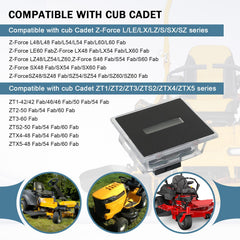 RALZAOTO mounted on Cub Cadet dashboard restoring clear runtime tracking