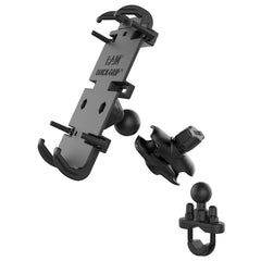 RAM MOUNTS U-bolt base close-up highlighting secure handlebar attachment and durability