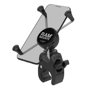 RAM MOUNTS front view of X-Grip showing cradle and clamp for secure mounting