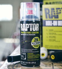 RAPTOR U-POL base valve detail illustrating 2K activation for on-demand curing