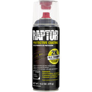 RAPTOR U-POL aerosol front view showing label and can benefit durable protection