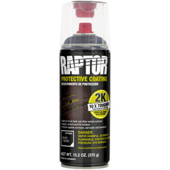 RAPTOR U-POL aerosol front view showing label and can benefit durable protection