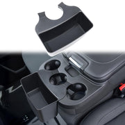 RAVOTOM front view of console organizer showing neat storage benefit