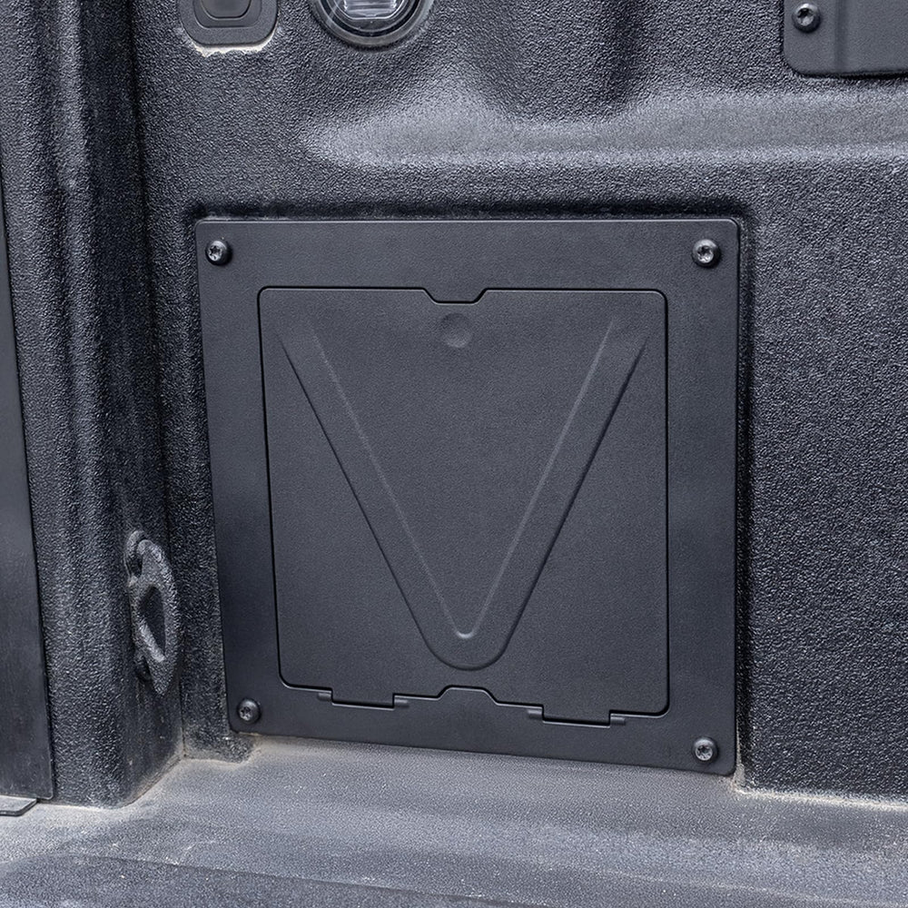 RAVOTOM front view installed on F150 protecting power panel