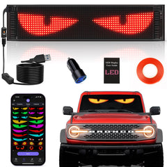 Rayhome front panel showing thin profile and branding, adds bold vehicle style
