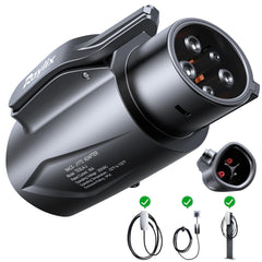 Raylix front view adapter showing connectors and portability benefit