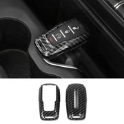 RAZPOY front view of carbon fiber key fob cover showing protective fit
