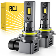 RCJ 9005 front packaging showing bulb pair and branding for quick identification and purchase benefit
