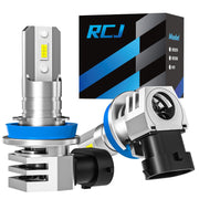 RCJ front packaging showing H11 H8 H9 fog bulbs and clear specifications for confident buying