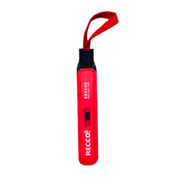 RECCO reflector front view showing compact design and easy attachment benefit