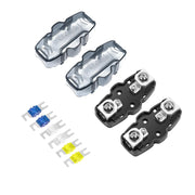 RECOIL front view of ZMFH11-2 showing compact dual fuse holder and durable finish benefits