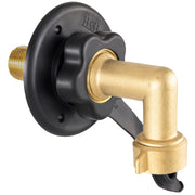 RecPro inlet front view showing clean exterior mount and secure connection benefit