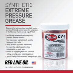 Red Line being applied to a CV joint demonstrating reduced wear benefit