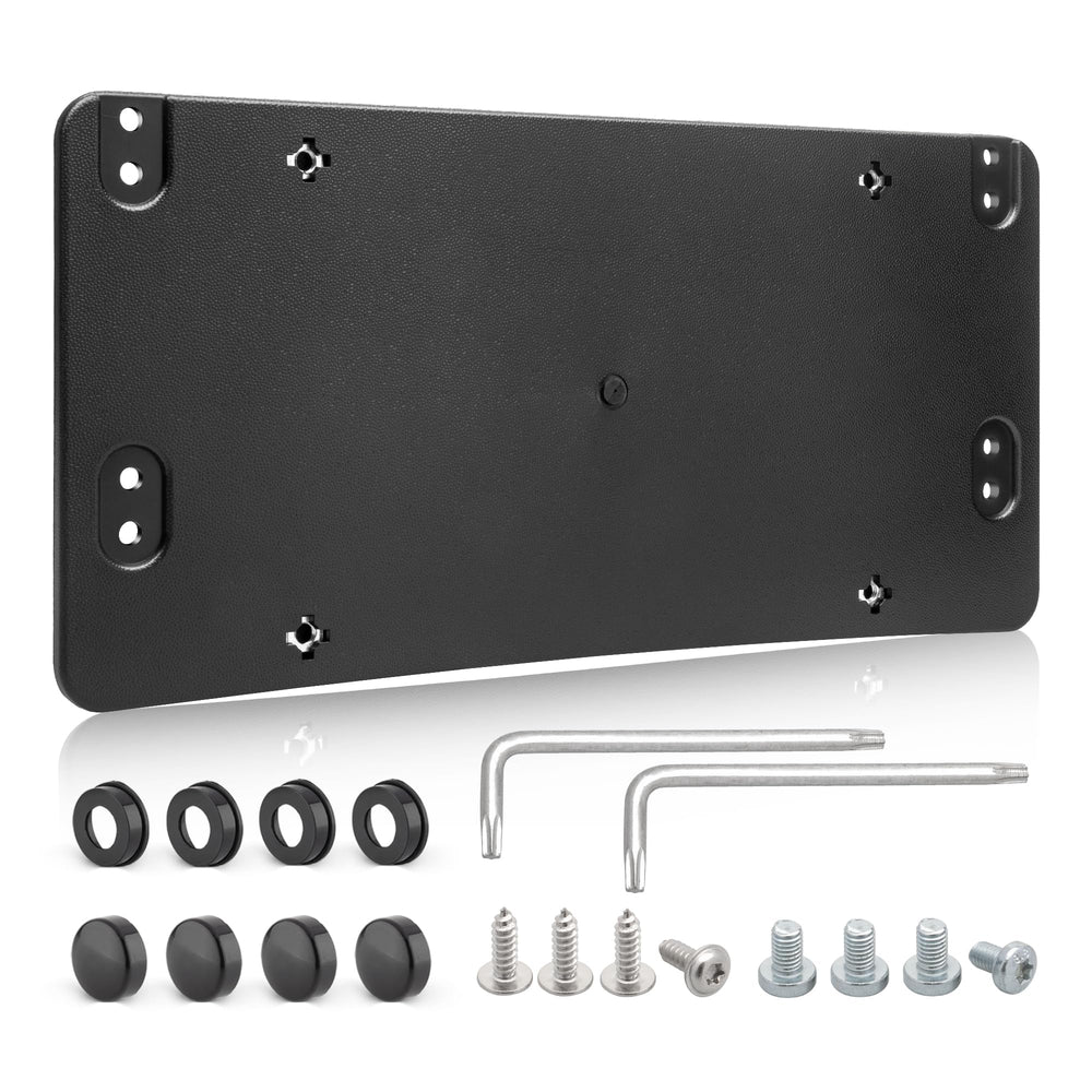 RED WOLF front view of bracket showing mounting pattern and fit benefits