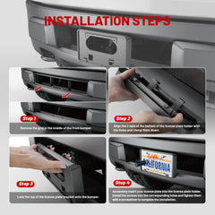 RED WOLF bracket mounted on F150 illustrating direct-fit installation benefit