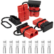 RED WOLF front view of SB175 plug showing secure connection benefit